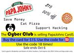 PAPA JOHNS
